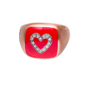 Anello Cuore — Collezione Palpiti — Arigiò, gioielli artigianali italiani