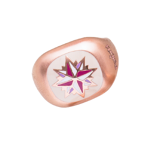 Anello Rosa dei Venti — Collezione Città del Vento — Arigiò, gioielli artigianali italiani