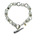 Bracciale 'Grimaldi' con "Cornetto" — Collezione Città del Vento — Arigiò, gioielli artigianali italiani