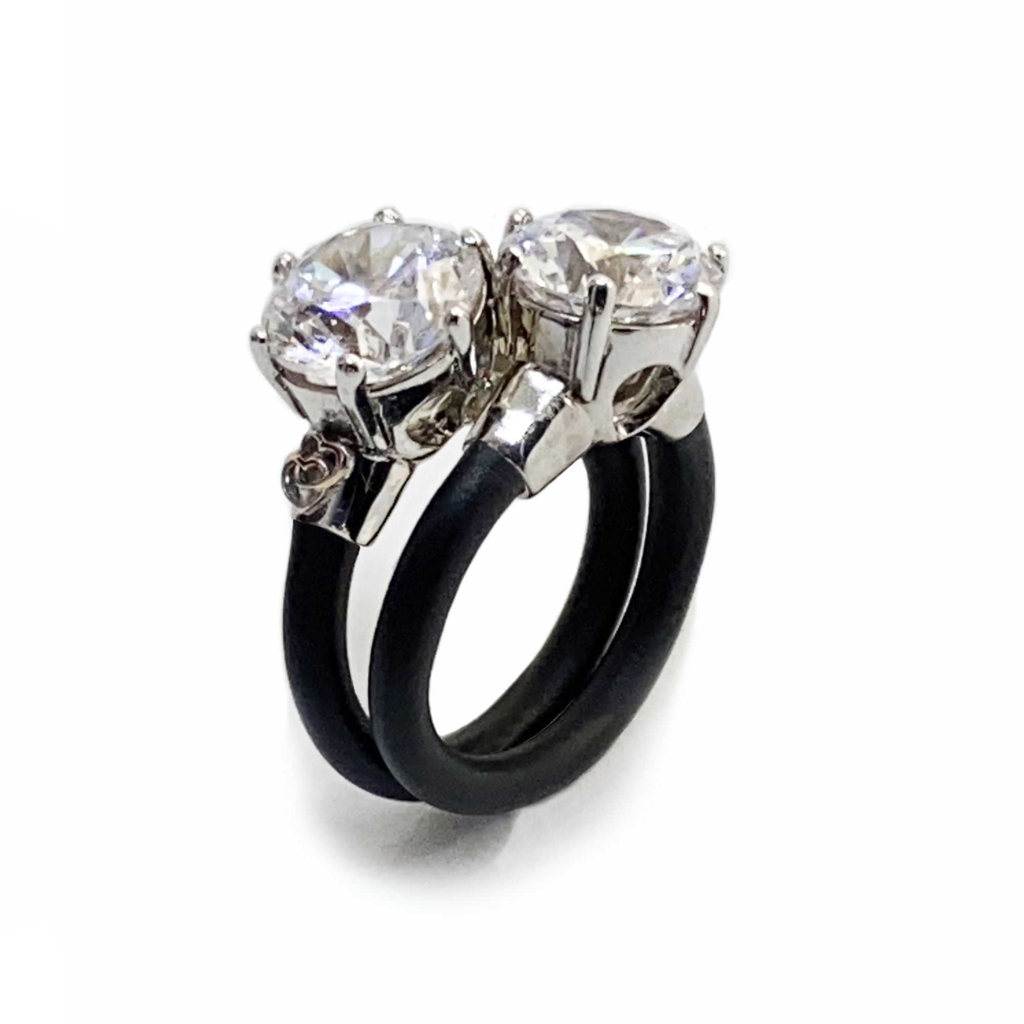 Anello Contrarier Bourlesque — Arigiò, gioielli artigianali italiani