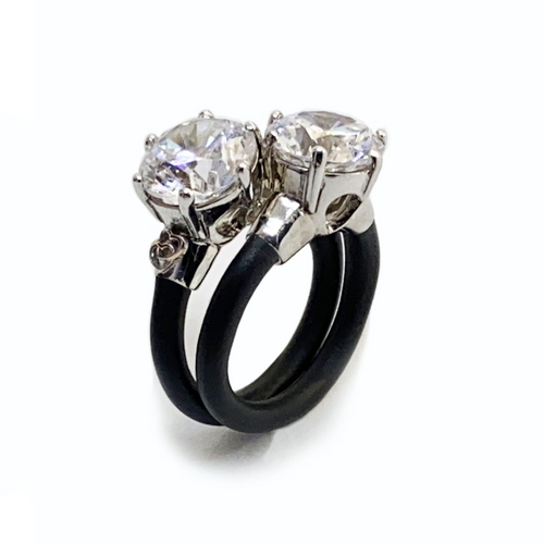 Anello Contrarier Bourlesque — Arigiò, gioielli artigianali italiani