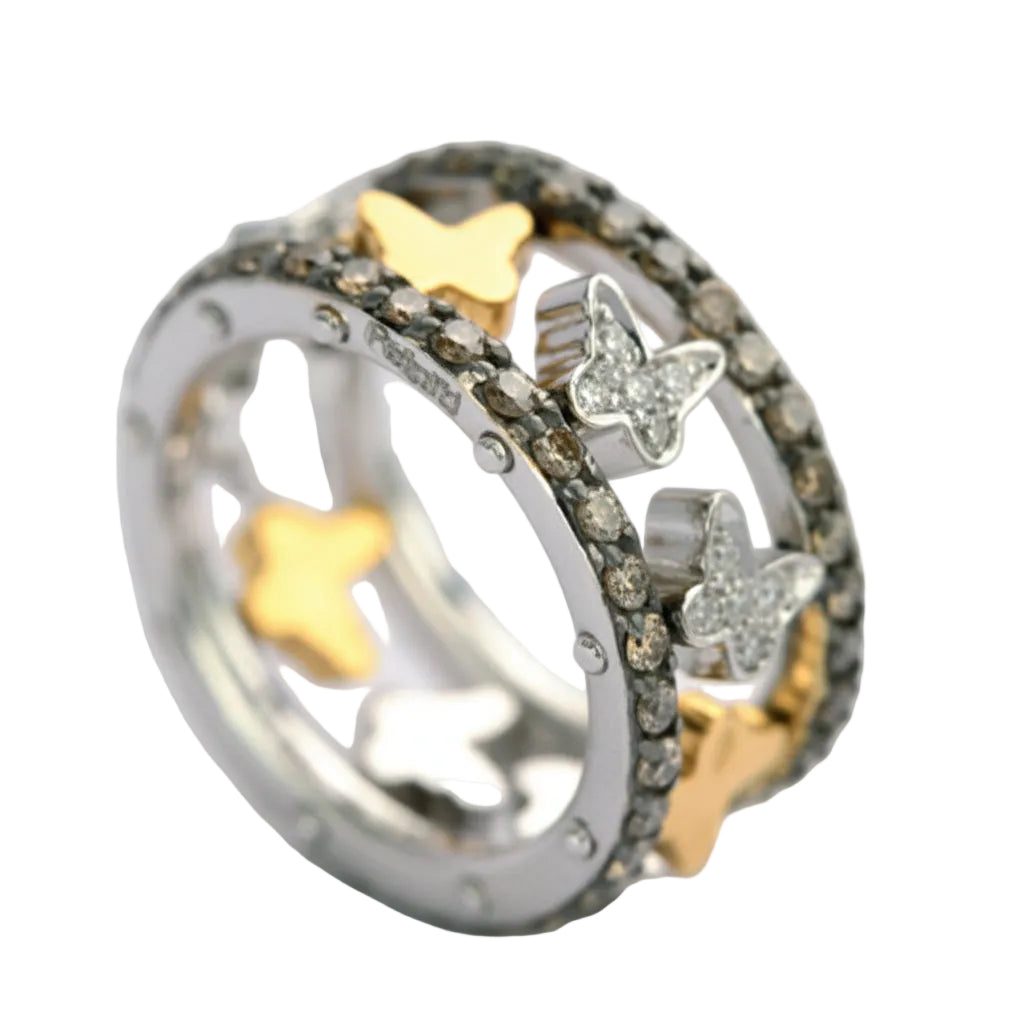 Anello Estasi oro e diamanti W/BW